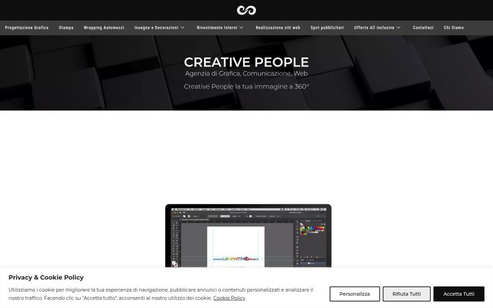 Skjermbilde av creativepeoplepalermo.it