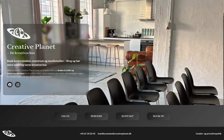 Screenshot of creativeplanet.dk