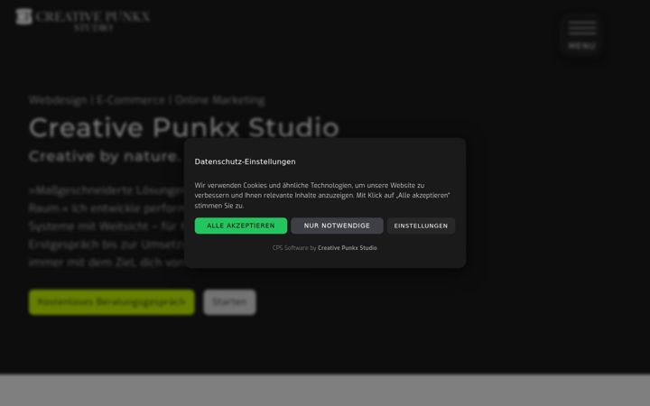 Screenshot of creativepunkx.de
