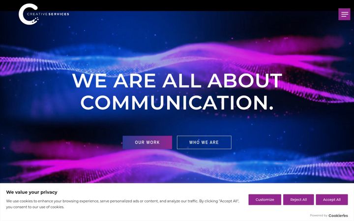 Screenshot of creativeservicesdesigns.com