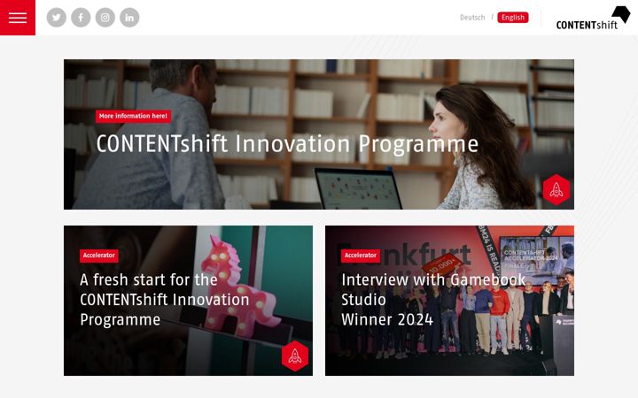 Screenshot of creativeshift.eu