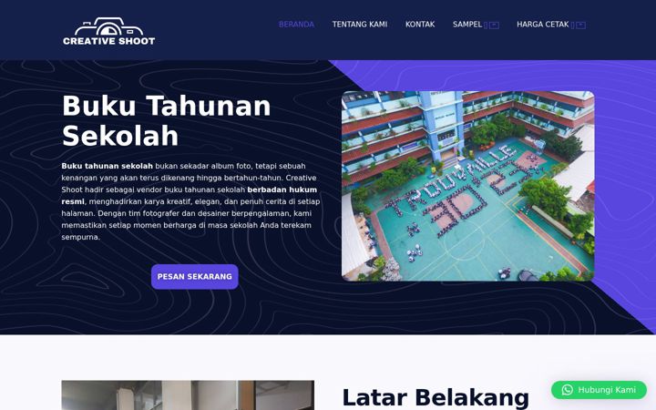 Screenshot of creativeshoot.net