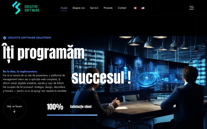 Screenshot of creativesoftware.ro