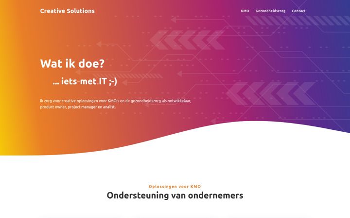 Screenshot of creativesolutions.be