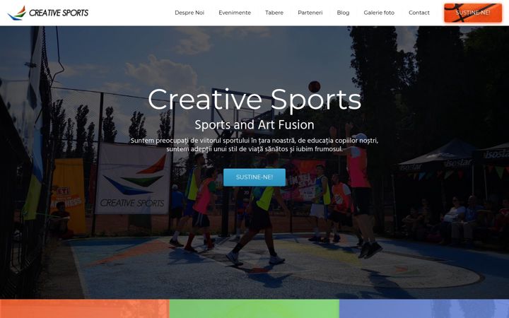 Posnetek zaslona creativesports.ro