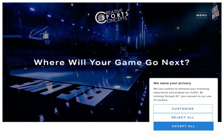 Screenshot of creativesportsconcepts.com