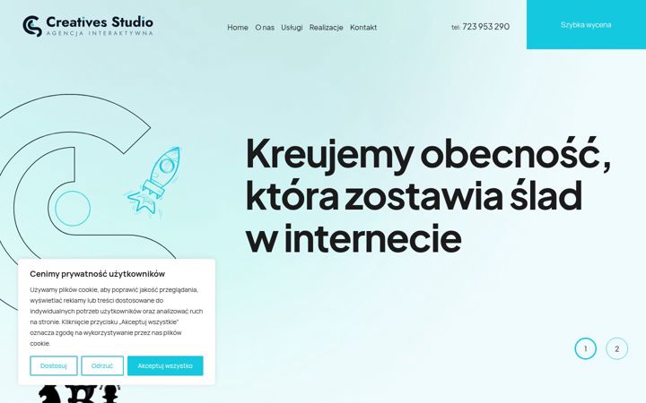 Screenshot of creativesstudio.pl