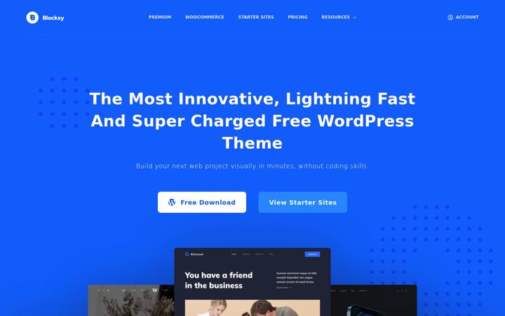 Snímek obrazovky creativethemes.com