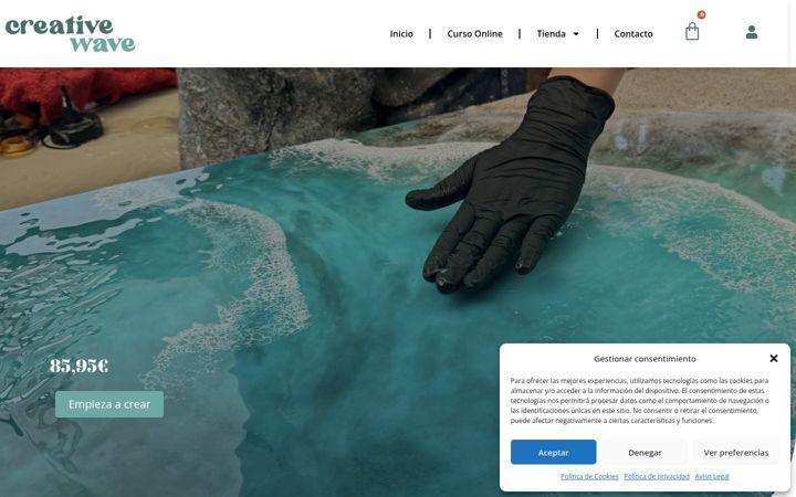 Screenshot of creativewave.es
