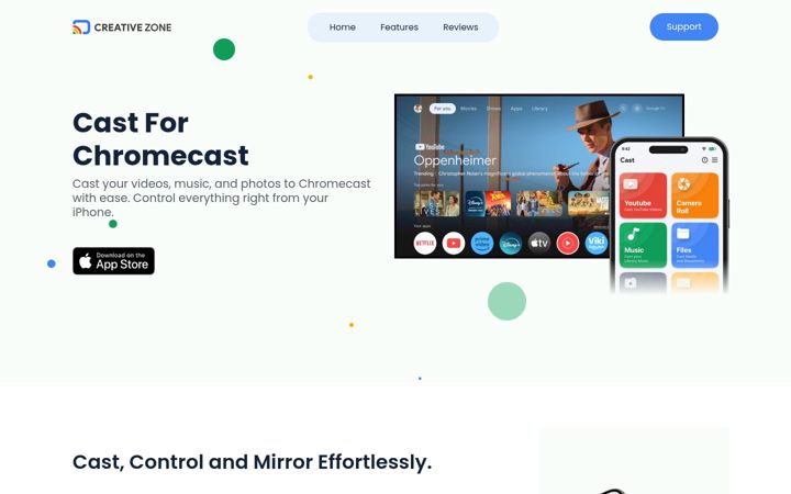 Captura de ecrã de creativezoneapps.com