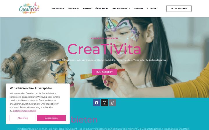Screenshot of creativita.ch