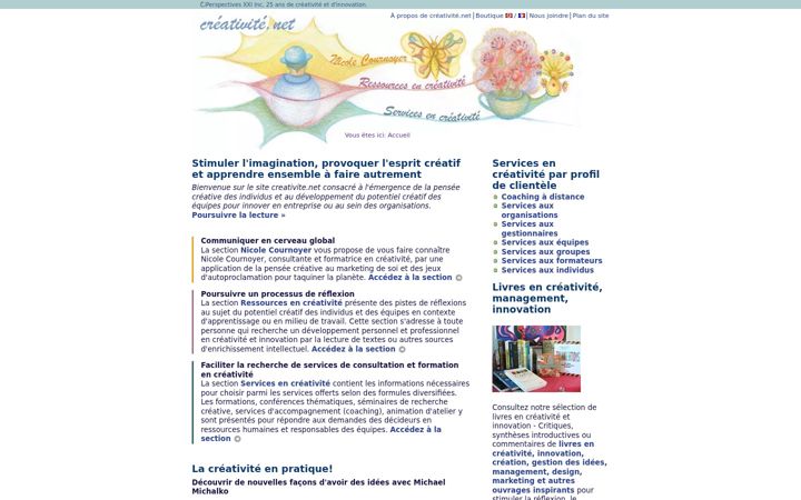 Screenshot of creativite.net