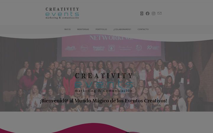 Screenshot of creativityevents.es