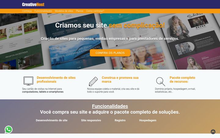 Screenshot of creativo.com.br