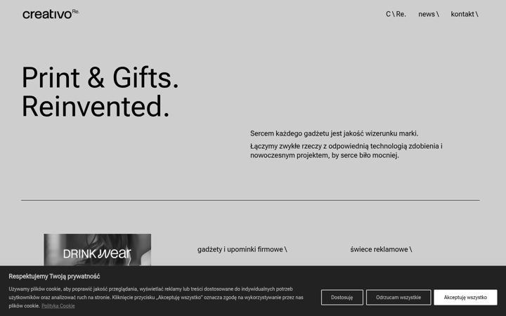 Screenshot of creativo.pl
