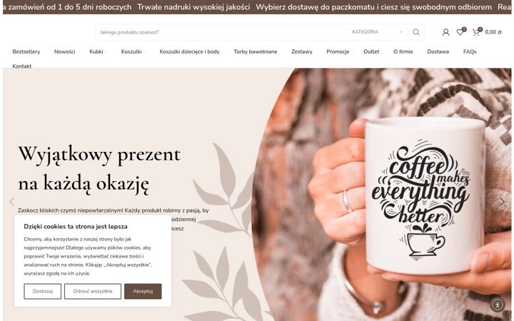 Screenshot of creativo.shop.pl