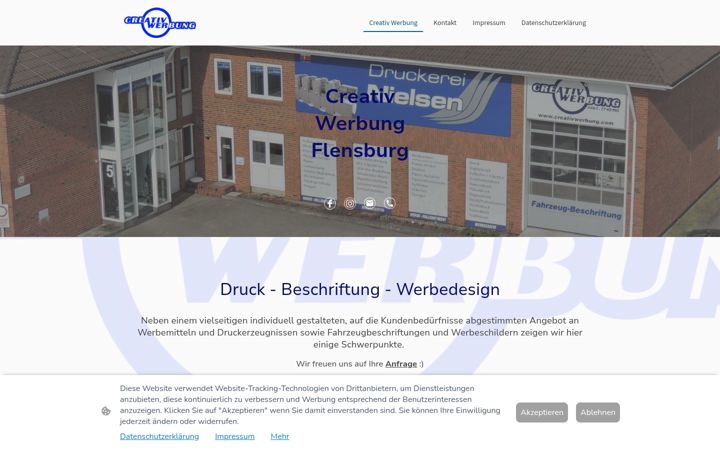 Screenshot of creativwerbung.com