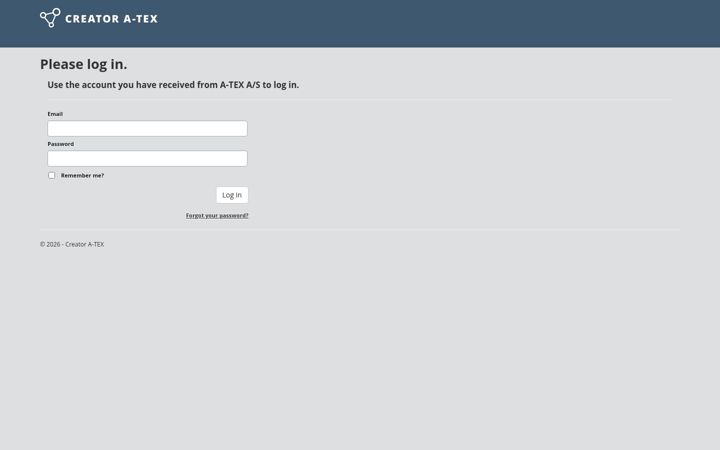 Screenshot of creatora-tex.com