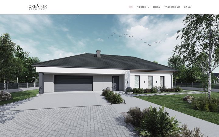 Képernyőkép: creatorarchitekt.pl