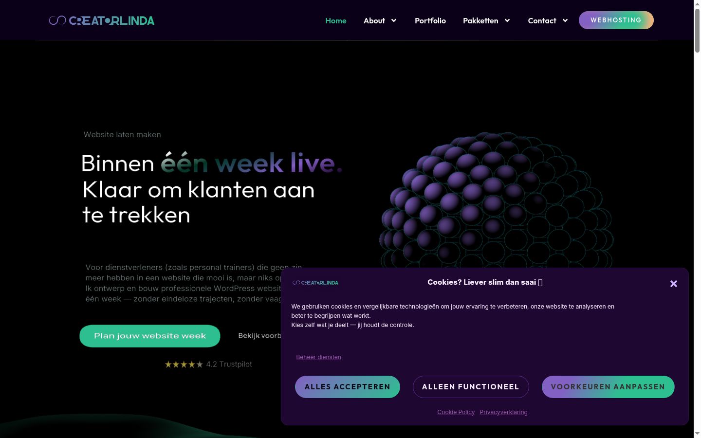 Screenshot tal-banner tal-kunsens muri qabel kwalunkwe interazzjoni