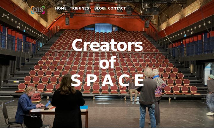 Screenshot of creatorsofspace.eu