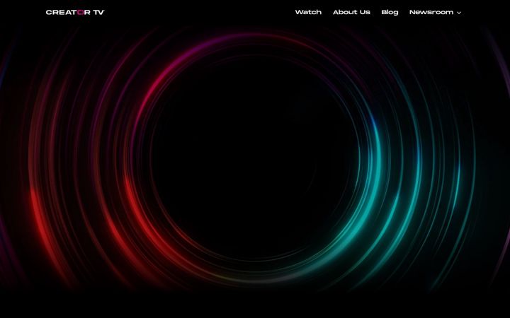 Screenshot of creatortelevision.com