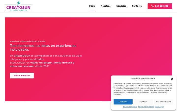 Screenshot of creatosur.com