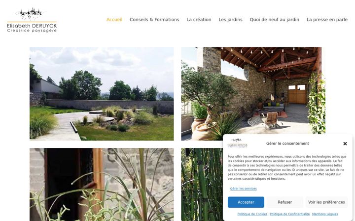 Screenshot of creatrice-paysagere.fr