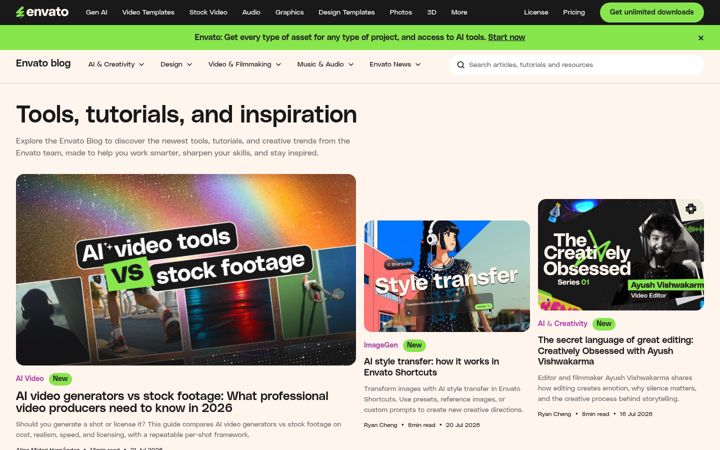 Screenshot of creattica.com