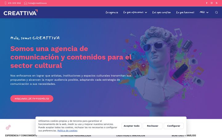 Screenshot of creattiva.es