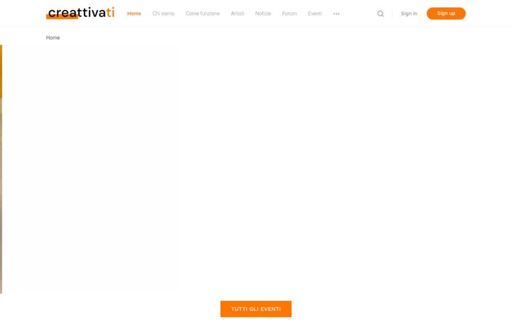 Screenshot of creattivati.org