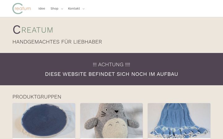 Screenshot di creatum.net