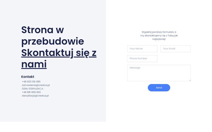 Screenshot of creatus.pl
