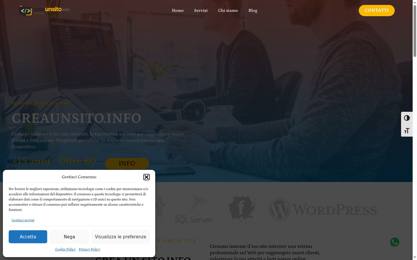 Screenshot van de toestemmingsbanner zoals getoond vóór enige interactie
