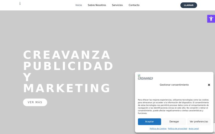 Screenshot of creavanza.net