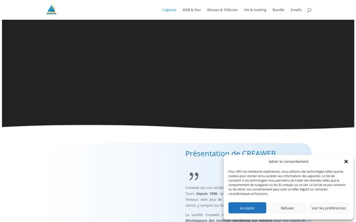Screenshot of creaweb.fr