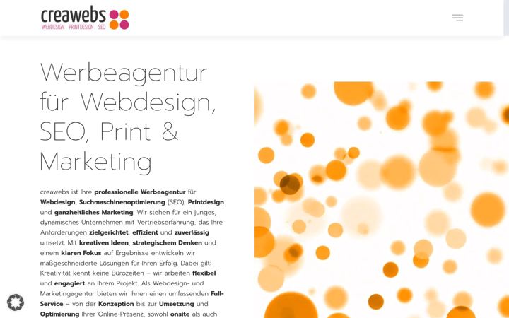 Screenshot of creawebs.de