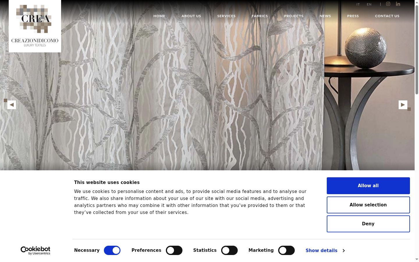 Screenshot tal-banner tal-kunsens muri qabel kwalunkwe interazzjoni
