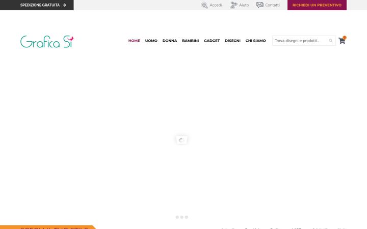Screenshot of creazionigrafiche.it