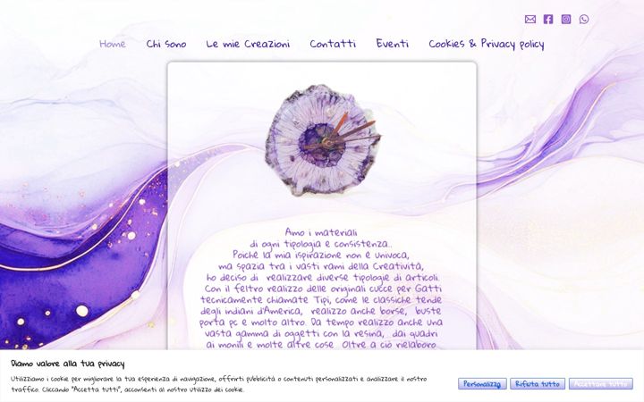 Screenshot of creazionimelonima.it