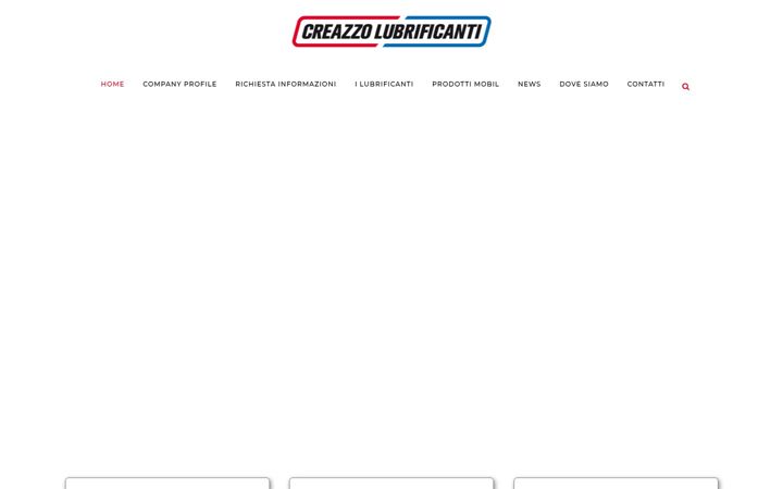 Screenshot of creazzolubrificanti.it