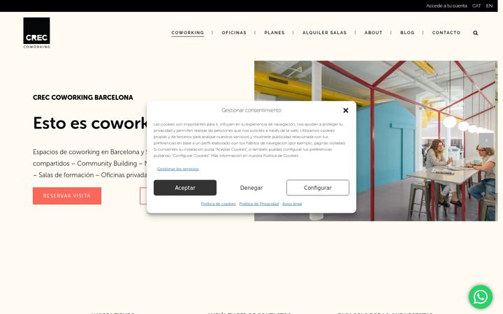 Screenshot of crec.cc