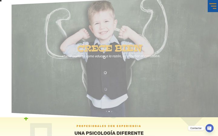 Captură de ecran a crecebien.es
