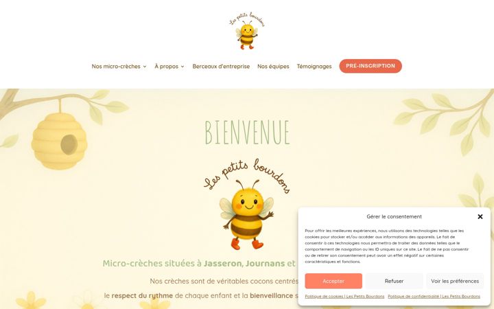 Ekrānuzņēmums no creche-lpb.fr