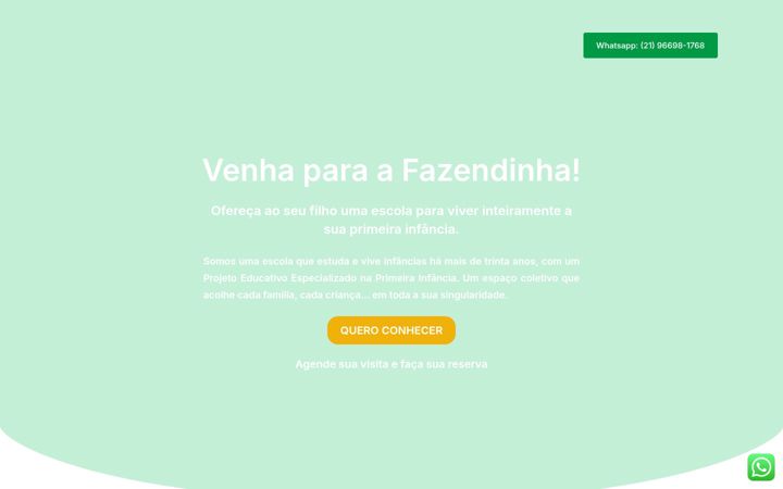 Zrzut ekranu crechefazendinha.com.br