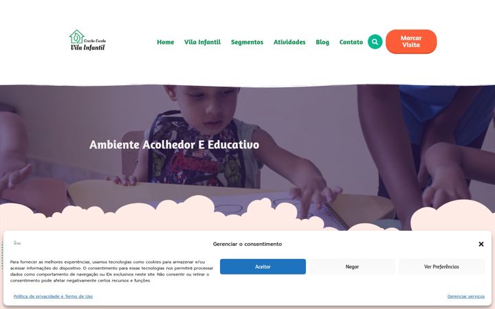 Zrzut ekranu crechevilainfantil.com.br