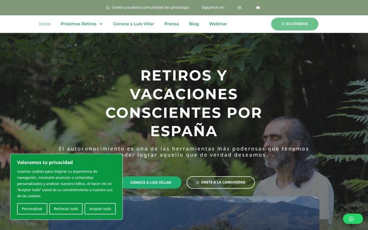 Screenshot of crecimientoconsciente.es