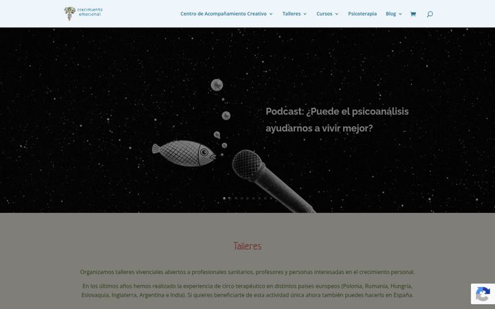 Captura de pantalla de crecimientoemocional.org