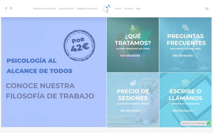 Screenshot of crecimientopsicologico.com