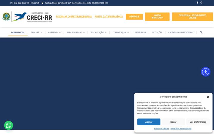 Screenshot van crecirr.org.br